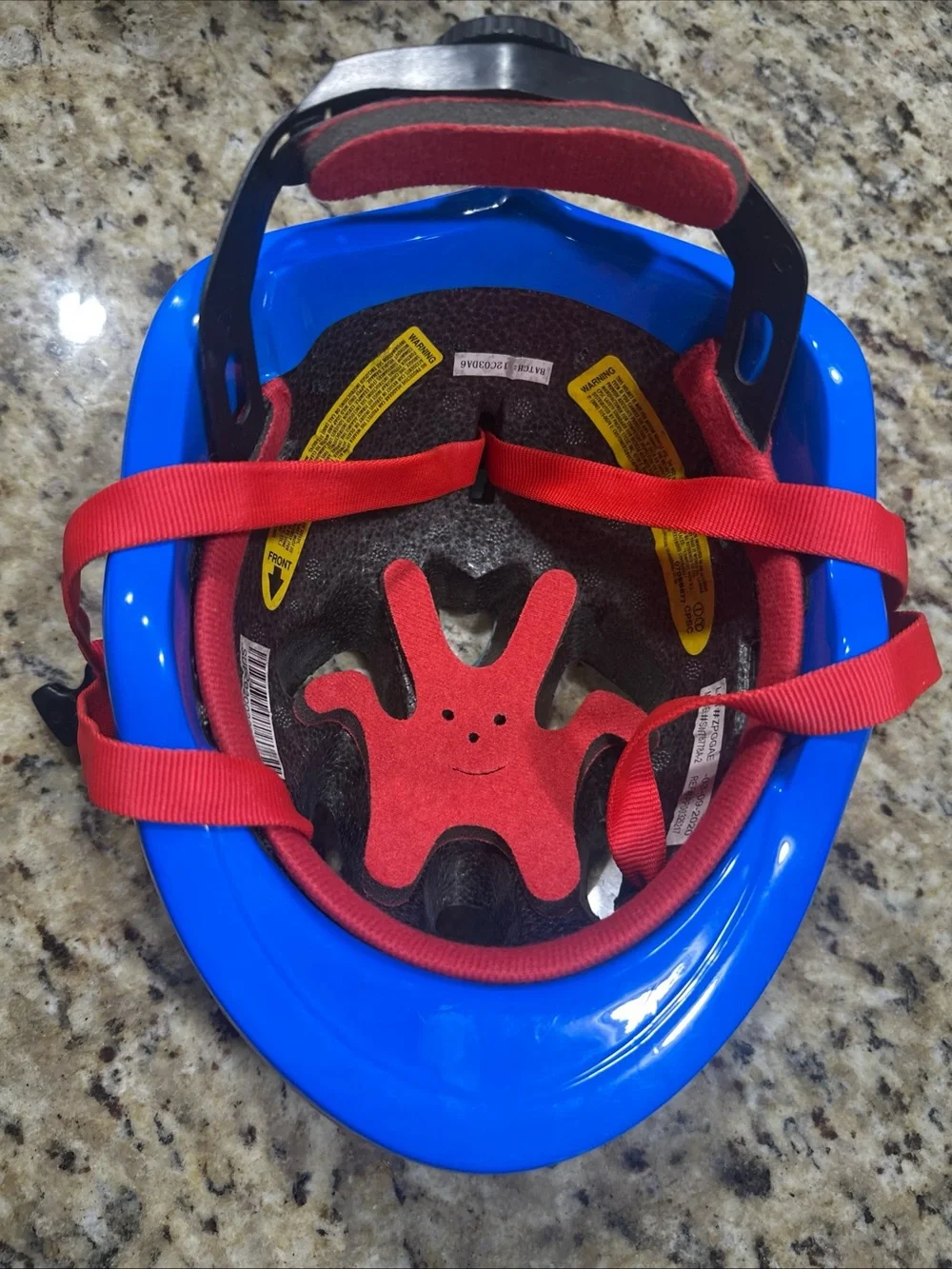 Schwinn Kids' Blue Road-Map Pattern Bike Helmet. Size best for ages 1-3